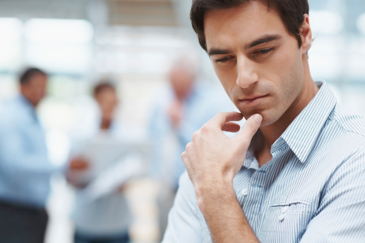 Man in Thought